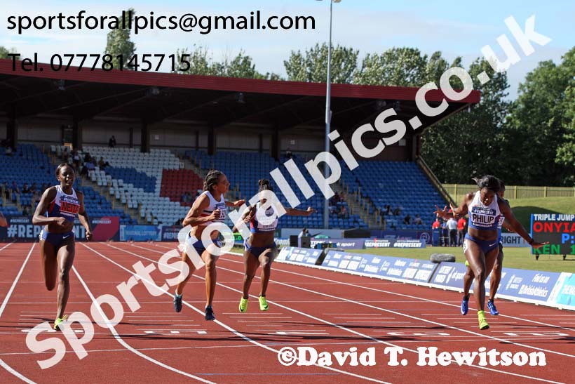 Womens 100 metres, World Championship Teamm Trials, Alexander Stadium, Birmingham